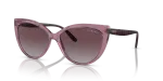 แว่นกันแดด Vogue VO5484S-276162 Transparent Purple Grey Gradient Polarized Vogue VO5484S 276162 แว่นกันแดดม่วงโปร่งใส สำหรับผู้หญิง