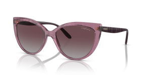 Vogue VO5484S 276162 แว่นกันแดดม่วงโปร่งใส สำหรับผู้หญิง