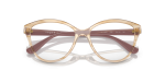 กรอบแว่นสายตา Vogue VO5489-3061 Top Texture Brown Honey Vogue VO5489 3061 close-up ด้านหน้า