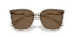 แว่นกันแดด Vogue VO5499SD-299873 Transparent Brown Dark Brown Vogue VO5499SD 299873 close-up ด้านหน้า