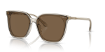 แว่นกันแดด Vogue VO5499SD-299873 Transparent Brown Dark Brown Vogue VO5499SD 299873 แว่นกันแดดสีน้ำตาลโปร่งใส สำหรับผู้หญิง