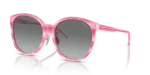 แว่นกันแดด Vogue VO5509SF-307811 Pink Horn Gradient Grey Vogue VO5509SF 307811 แว่นกันแดดลายเขาสัตว์ชมพู สำหรับผู้หญิง