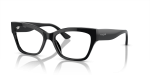 กรอบแว่นสายตา Vogue VO5523F-W44 Black Vogue VO5523F W44 กรอบแว่นสายตาสีดำทรงตาแมว