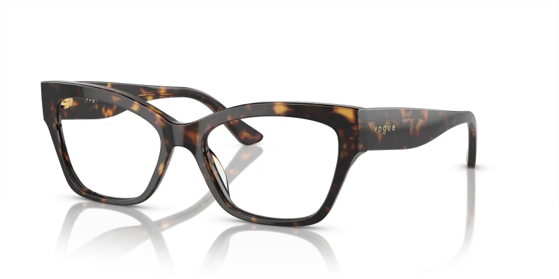 กรอบแว่นสายตา Vogue VO5523F-W656 Dark Havana Vogue VO5523F W656 กรอบแว่นสายตาฮาวานาเข้ม