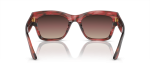 แว่นกันแดด Vogue VO5524SF-3089E2 Red Havana Gradient Brown Purple Black Vogue VO5524SF 3089E2 ขาแว่นด้านใน