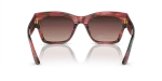 แว่นกันแดด Vogue VO5524SF-3089E2 Red Havana Gradient Brown Purple Black Vogue VO5524SF 3089E2 ขาแว่นด้านใน