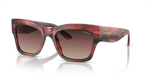Vogue VO5524SF 3089E2 แว่นกันแดดฮาวานาแดงเลนส์ไล่ระดับสามโทน