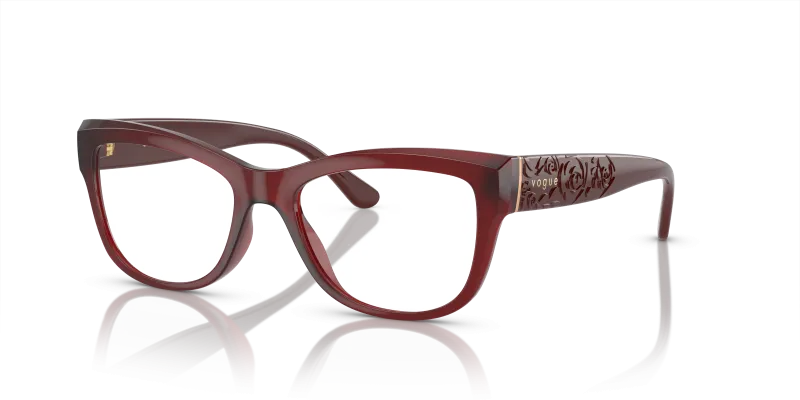 Vogue VO5528 3094 กรอบแดงโอปอล Vogue VO5528 3094 กรอบแดงโอปอล