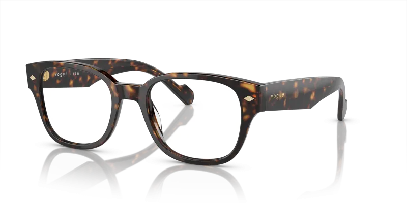 กรอบแว่นสายตา Vogue VO5529-W656 Dark Havana Vogue VO5529 W656 กรอบแว่นสายตาฮาวานาเข้ม