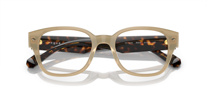 Vogue VO5529-W900 เบจโอปอล close-up ด้านหน้า