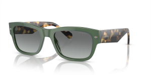 Vogue VO5530S 309211 แว่นกันแดดทรงหมอนสีเขียวดัสที สำหรับผู้ชาย