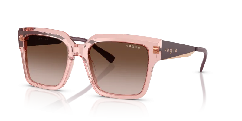 Vogue VO5553S 286413 แว่นกันแดดชมพูเข้มโปร่งใส สำหรับผู้หญิง