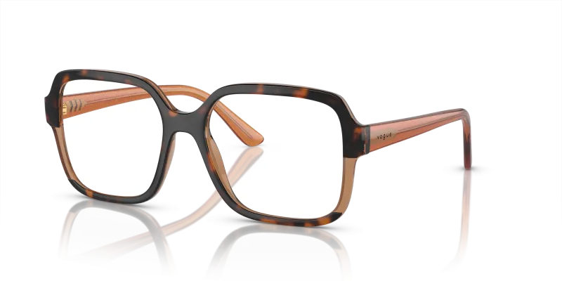 Vogue VO5555F 3157 กรอบลายเต่า ขาแว่นกากเพชร Vogue VO5555F 3157 กรอบลายเต่า ขาแว่นกากเพชร
