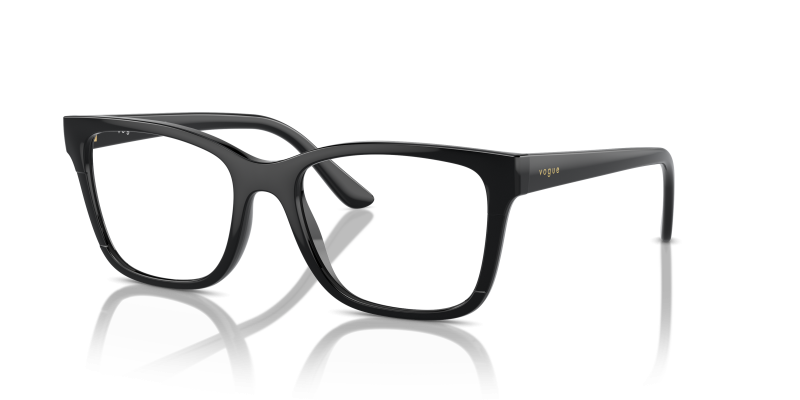 Vogue VO5556F-W44 ดำ กรอบแว่นสายตา Low Bridge Fit