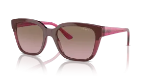 Vogue VO5558SF 315414 แว่นกันแดดบอร์กโดซ์บานเย็น