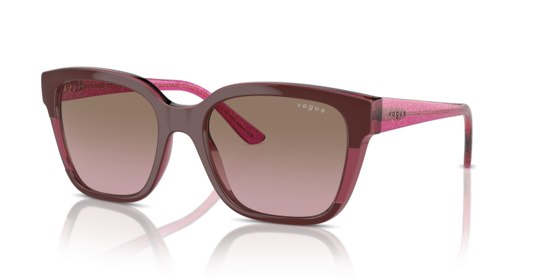 แว่นกันแดด Vogue VO5558SF-315414 Bordeaux Fuchsia Vogue VO5558SF 315414 แว่นกันแดดบอร์กโดซ์บานเย็น