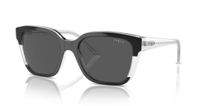 Vogue VO5558SF W82787 แว่นกันแดดท็อปดำโปร่งใส สำหรับผู้หญิง
