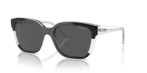 Vogue VO5558SF W82787 แว่นกันแดดท็อปดำโปร่งใส สำหรับผู้หญิง