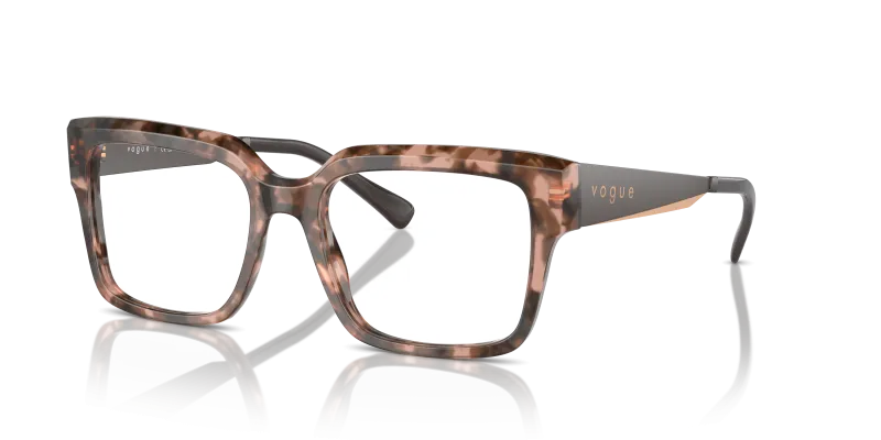 กรอบแว่นสายตา Vogue VO5559-3145 Rose Tortoise Vogue VO5559 3145 แว่นสายตาลายเต่ากุหลาบ สำหรับผู้หญิง