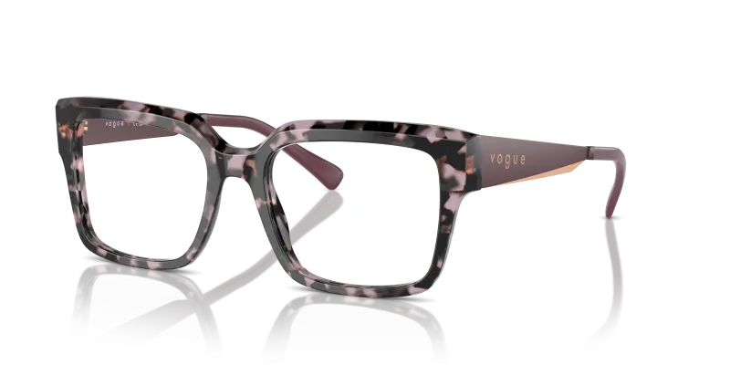 กรอบแว่นสายตา Vogue VO5559-3146 Violet Tortoise Vogue VO5559 3146 กรอบแว่นสายตาลายเต่าม่วง