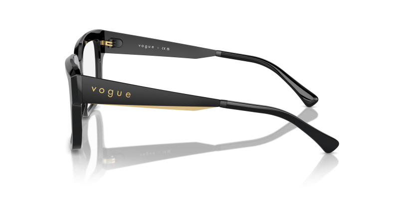 กรอบแว่นสายตา Vogue VO5559-W44 ดำ มุมข้าง