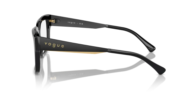 กรอบแว่นสายตา Vogue VO5559-W44 ดำ มุมข้าง