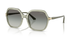แว่นกันแดด Vogue VO5561S-302211 Transparent Green Gradient Grey Vogue VO5561S-302211 แว่นกันแดดเขียวโปร่งใสเลนส์เทาไล่ระดับ สำหรับผู้หญิง