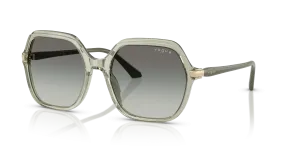 Vogue VO5561S-302211 แว่นกันแดดเขียวโปร่งใสเลนส์เทาไล่ระดับ สำหรับผู้หญิง