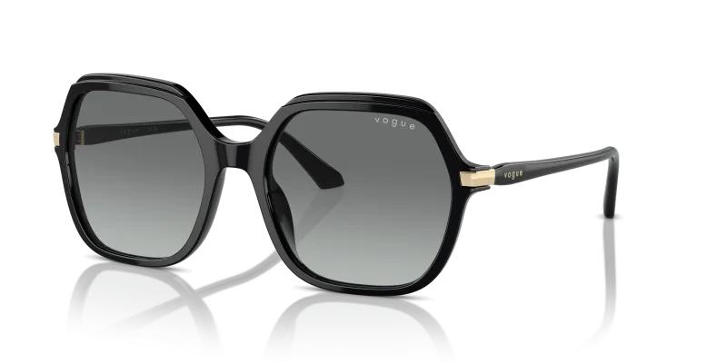 แว่นกันแดด Vogue VO5561S-W44/11 Black Gradient Grey Vogue VO5561S-W44/11 W44/11 แว่นกันแดดดำเลนส์เทาไล่ระดับ ผู้หญิง