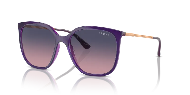 Vogue VO5564SF 1647I6 แว่นกันแดดม่วงโปร่งใส