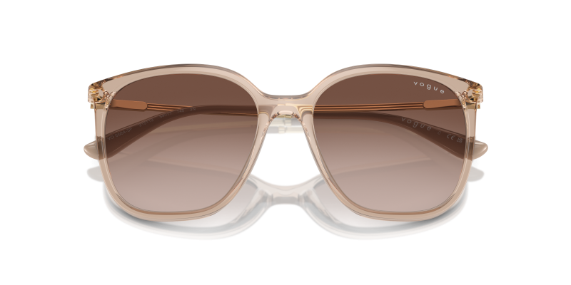 Vogue VO5564SF-315113 น้ำตาลโปร่งใส close-up ด้านหน้า