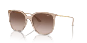 Vogue VO5564SF-315113 น้ำตาลโปร่งใส แว่นกันแดดทรงสี่เหลี่ยม
