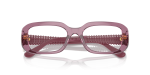กรอบแว่นสายตา Vogue VO5568-2761 Transparent Purple Vogue VO5568 2761 close-up ด้านหน้า