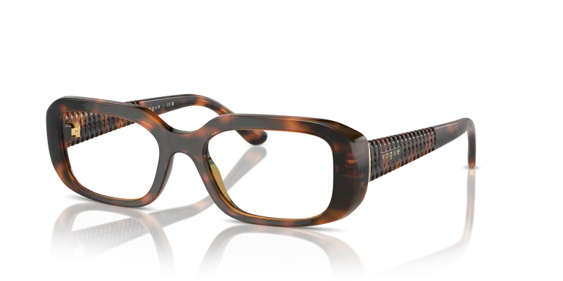กรอบแว่นสายตา Vogue VO5568-W656 Dark Havana Vogue VO5568 W656 กรอบแว่นสายตาฮาวานาเข้ม