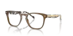กรอบแว่นสายตา Vogue VO5570-3144 Transparent Olive Green Vogue VO5570-3144 แว่นสายตาเขียวมะกอกโปร่งใส สำหรับผู้ชาย