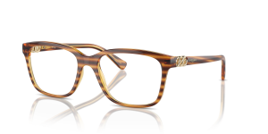 Vogue VO5574B 1508 แว่นสายตาลายฮาวานาเข้มแถบ สำหรับผู้หญิง
