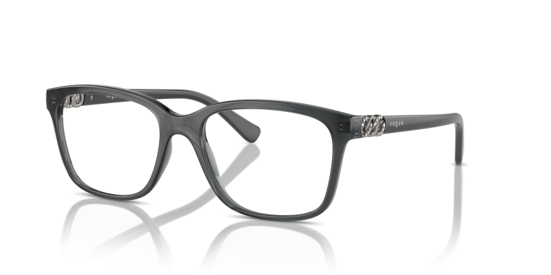 กรอบแว่นสายตา Vogue VO5574B-3132 Transparent Grey Vogue VO5574B 3132 แว่นสายตาเทาโปร่งใส สำหรับผู้หญิง