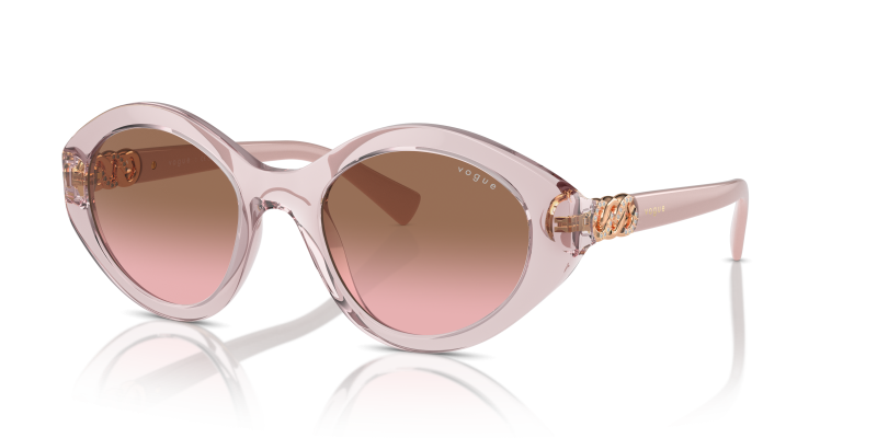 Vogue VO5576SB 294214 กรอบชมพูโปร่งใส ประดับ Strass