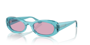 Vogue VO5582S 316676 แว่นกันแดดเทอร์คอยส์โปร่งใส สำหรับผู้หญิง