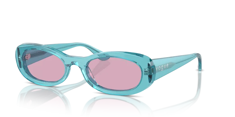 Vogue VO5582S 316676 แว่นกันแดดเทอร์คอยส์โปร่งใส สำหรับผู้หญิง