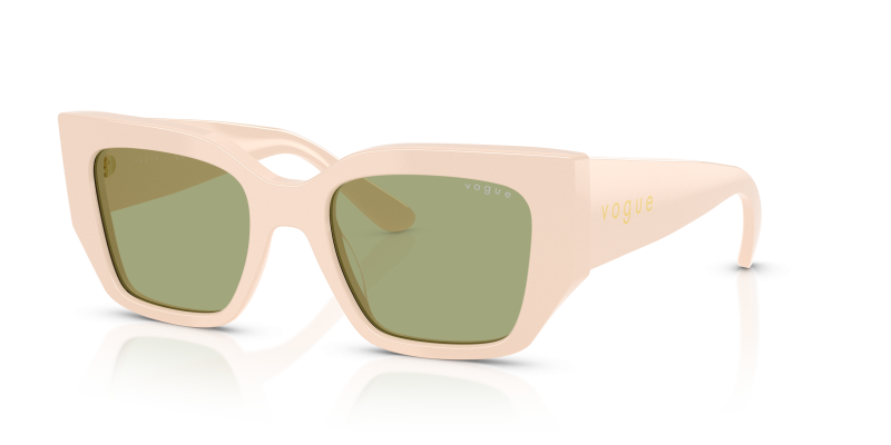 แว่นกันแดด Vogue VO5583SF-316482 Full Beige Green Vogue VO5583SF-316482 เบจ แว่นกันแดดทรงเรขาคณิต