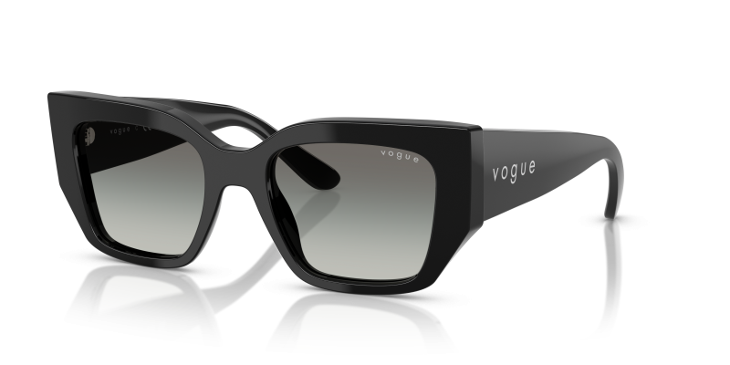 แว่นกันแดด Vogue VO5583SF-W44/11 Black Gradient Grey Vogue VO5583SF W44/11 กรอบดำ เลนส์เทาไล่ระดับ