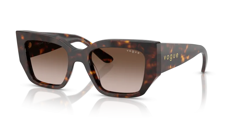 แว่นกันแดด Vogue VO5583SF-W65613 Dark Havana Gradient Brown Vogue VO5583SF W65613 กรอบฮาวานาเข้ม เลนส์น้ำตาลไล่ระดับ