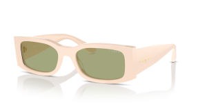 Vogue VO5584S 316482 แว่นกันแดด Full Beige เลนส์เขียว ผู้หญิง