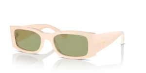 Vogue VO5584S 316482 แว่นกันแดด Full Beige เลนส์เขียว ผู้หญิง