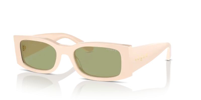 แว่นกันแดด Vogue VO5584S-316482 Full Beige Green Vogue VO5584S 316482 แว่นกันแดด Full Beige เลนส์เขียว ผู้หญิง
