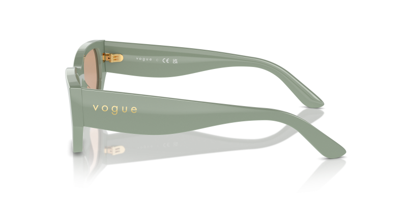 แว่นกันแดด Vogue VO5586S 3161/3 มุมข้าง สีเขียวต่อเนื่องทั้งกรอบ