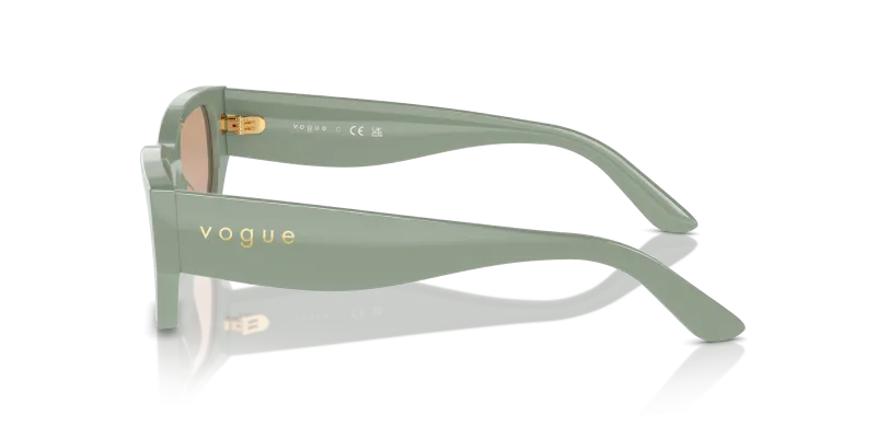 แว่นกันแดด Vogue VO5586S 3161/3 มุมข้าง สีเขียวต่อเนื่องทั้งกรอบ