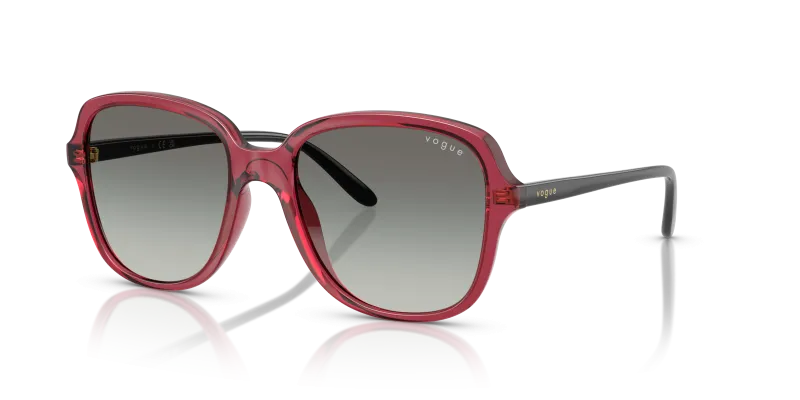 แว่นกันแดด Vogue VO5601SF-298911 Transparent Cherry Grey Gradient Vogue VO5601SF 298911 แว่นกันแดดเชอร์รี่โปร่งใส