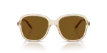 แว่นกันแดด Vogue VO5601SF-299083 Transparent Caramel Dark Brown Polarized Vogue VO5601SF 299083 ด้านหน้า
